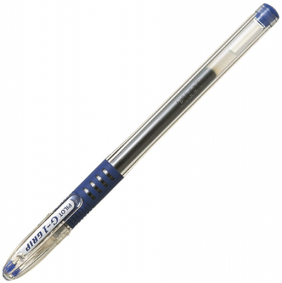 Ручка гелевая Pilot 0.5мм G1 Grip с резиновой манжетой синяя