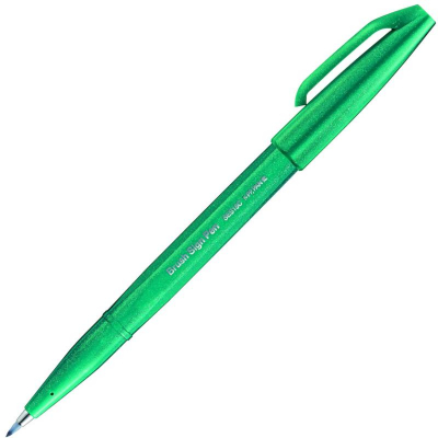 Ручка-кисточка капиллярная художественная Pentel Arts Brush Sign Pen бирюзовая