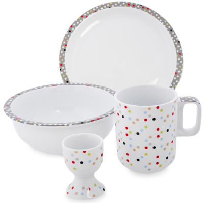 Набор посуды для завтрака Конфетти