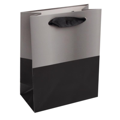 Пакет подарочный 11х14х6см 'Two color' ламинированный