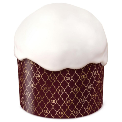 Форма бумажная для кулича Деко-Про 134х100мм 'ХВ' ассорти