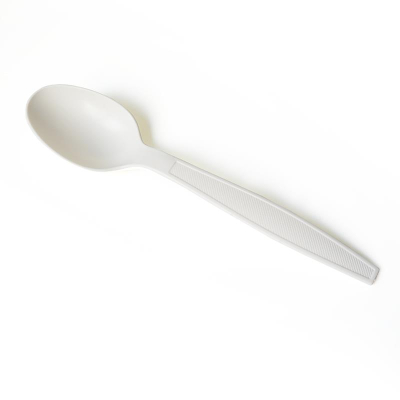 Ложка одноразовая 170мм 10шт Веселый Праздник из кукурузного крахмала