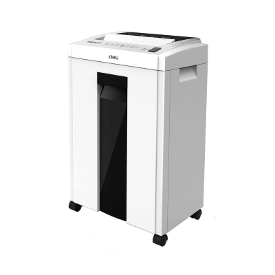 Шредер P-4ст   9л 4.0х25мм Deli Home@Office скобы до 300лист/день корзина 16 литров белый