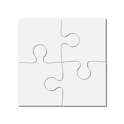 Артборд-пазл EpoximaxX 40х40см белый