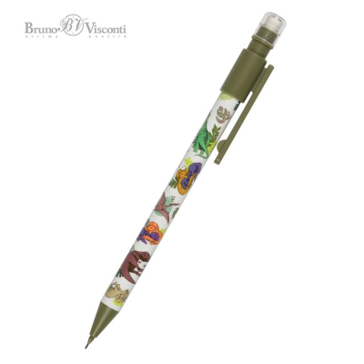 Карандаш автоматический 0.7мм BrunoVisconti® 'HappyGraphix' 'Динозавры'