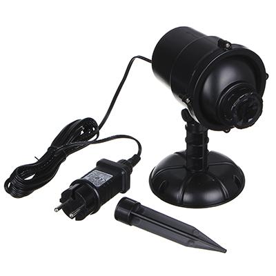 Проектор Сноу Бум 6 фигур дальность 5-10м свет белый