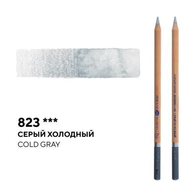 Карандаш акварельный художественный Белые ночи серый холодный (823)