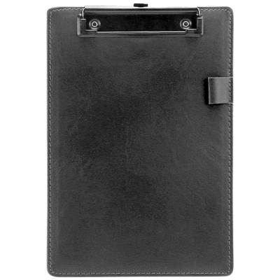 Клипборд A4 deVENTE с петлей для ручки искусственная кожа черный