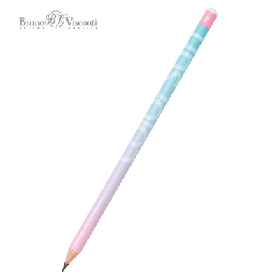 Карандаш BrunoVisconti® 'ColorSurf' HB трехгранный корпус 'Zefir'