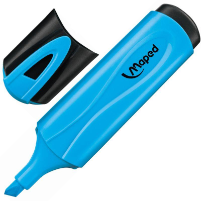 Текст-маркер Maped Fluo Peps Classic&nbsp;&nbsp;1-5.0мм голубой