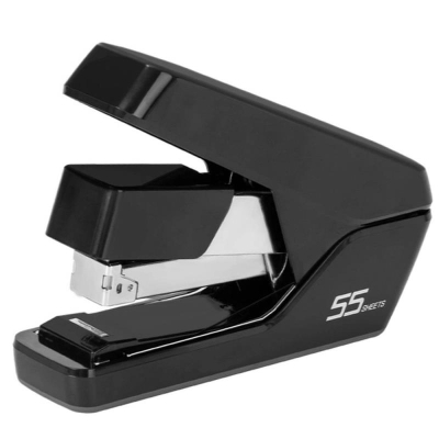 Степлер №24-26/6-8&nbsp;&nbsp;55л Deli 'Exceed 55' снижение усилия сшивания плоское сшивание черный