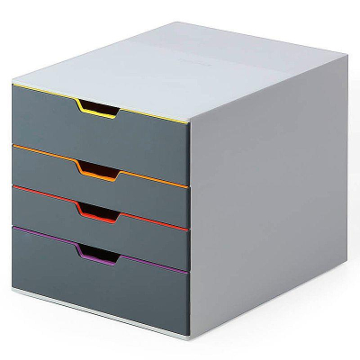 Модуль-накопитель&nbsp;&nbsp;4 отделения Durable Varicolor® серый