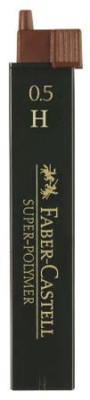 Грифель 0.5мм H Faber-Castell Super Polymer 12шт