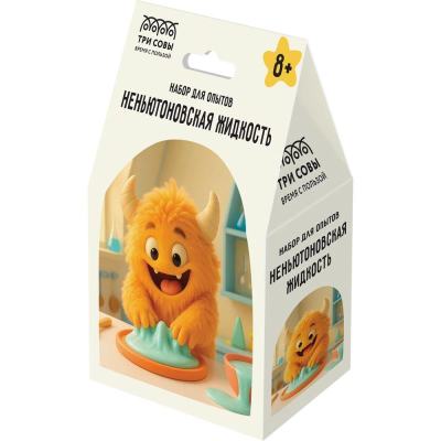 Набор для проведения опытов ТРИ СОВЫ 'Неньютоновская жидкость'