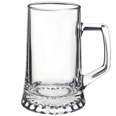 Кружка стеклянная для пива 510мл Bormioli Rocco Stern прозрачная 2шт