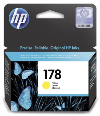 Картридж струйный HP №178 PS-B109/B209/B8553/C5383/C6383/D5463 Fax-C309 желтый ресурс 300стр
