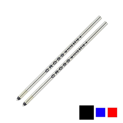 Стержень шариковый Cross Tech3/Tech4/Autocross 0.7/68мм 2шт Medium черный в блистере