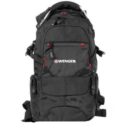 Рюкзак городской Wenger 23х47х18см 'Narrow Hiking Pack' 1 отдел 4 кармана полиэстер черный