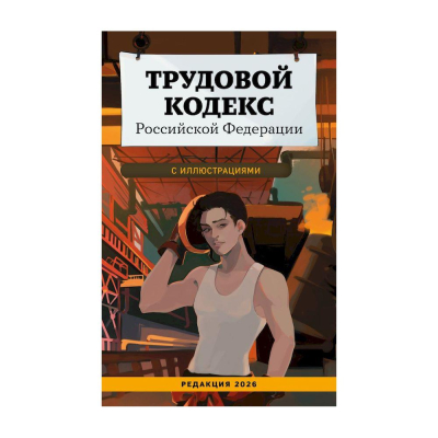 Книга Young adult 'Трудовой кодекс РФ' с иллюстрациями&nbsp;&nbsp;2026г