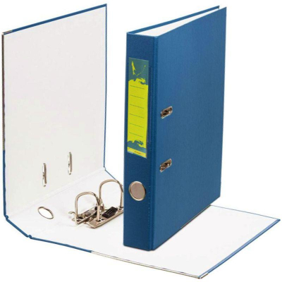 Папка файл A4&nbsp;&nbsp;50мм Amix-Sakhalin PVC разобранная синяя