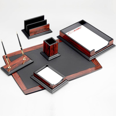 Набор настольный&nbsp;&nbsp;6 предметов Good Sunrise с настилом палисандр красное дерево