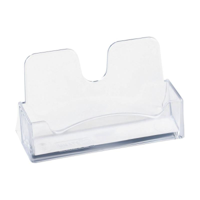 Подставка на&nbsp;&nbsp;60 визиток СТАММ 100х40мм PS бесцветная