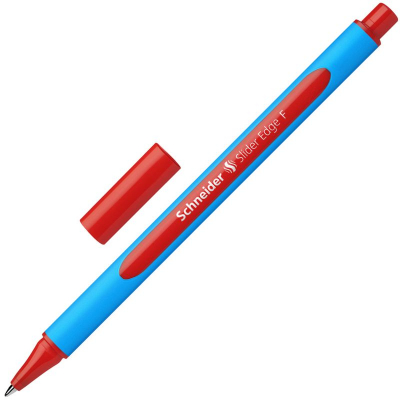 Ручка шариковая Schneider 0.8мм Slider Edge F одноразовая красная