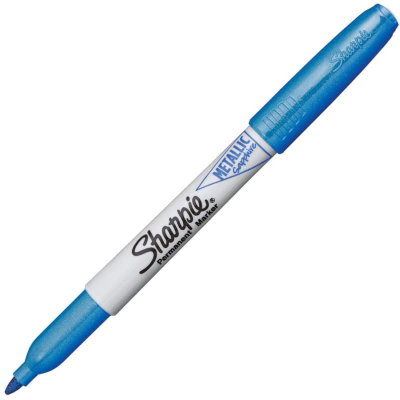 Маркер перманентный Sharpie® Fine круглый 2.0мм  металлик сапфировый