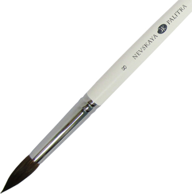 Кисть белка круглая Невская Палитра № 8 ручка 15см