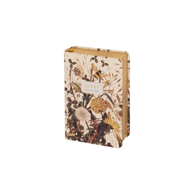 Ежедневник A7 BrunoVisconti® 416стр тонированный блок твердая обложка Soft Touch 'Flora' Summer Greens