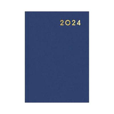 Ежедневник 2024 A5 Lamark 'Class' 320стр бумвинил синий