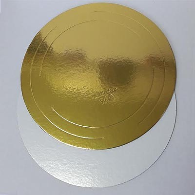 Подложка круглая 3.2мм d-40см двусторонняя золото/жемчуг