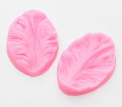 Вайнер силиконовый Лист тропических растений 6.5х4х2.3см 2 части