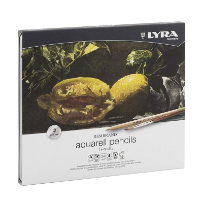 Карандаши акварельные художественные Lyra Rembrandt 24цв в металлической коробке