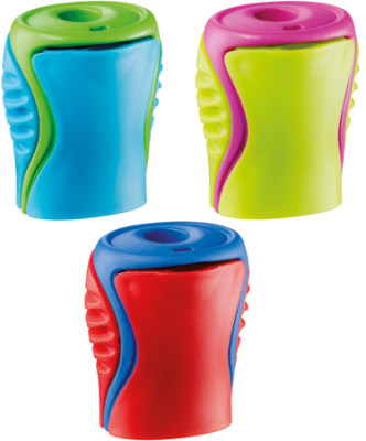 Точилка 1 диаметр Maped Boogy с контейнером цвета ассорти