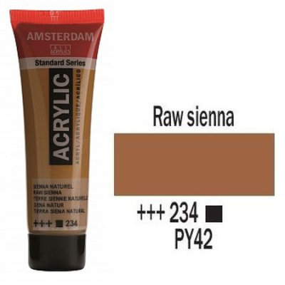 Краска акриловая художественная Royal Talens Amsterdam Standard сиена натуральная  20мл