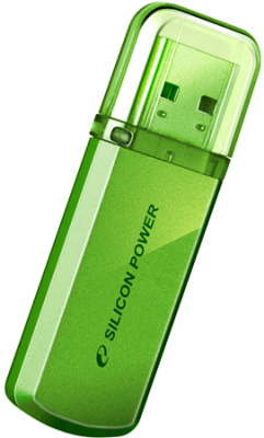 Флэш-драйв&nbsp;&nbsp;64Gb Silicon Power Helios 101 Green