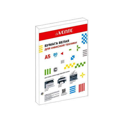 Бумага для офисной техники A5 класс-B deVENTE 80г/200л белизна-153%