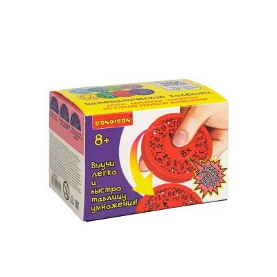 Арифмометр обучающий набор Bondibon умножение и деление 'Математические колесики' 8шт