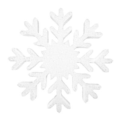 Заготовка для декорирования из пенопласта Love2art Снежинка 'Снежный узор' h-15см