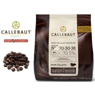 Шоколад горький Callebaut 70.5%  0.4кг