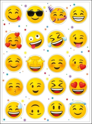 Стикеры-наклейка Мир Поздравлений 'Смайлы'