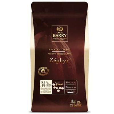Шоколад белый Cacao Barry 'Zephyr' 34% 0.5кг