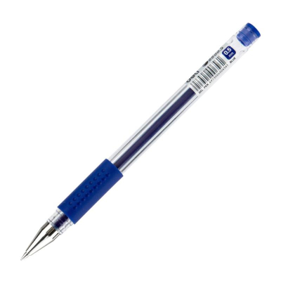 Ручка гелевая Deli 0.5мм 'Daily' с резиновой манжетой синяя