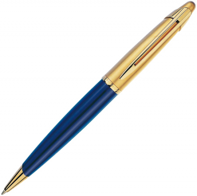 Ручка шариковая Waterman Edson Sapphire Blue Medium синие чернила 