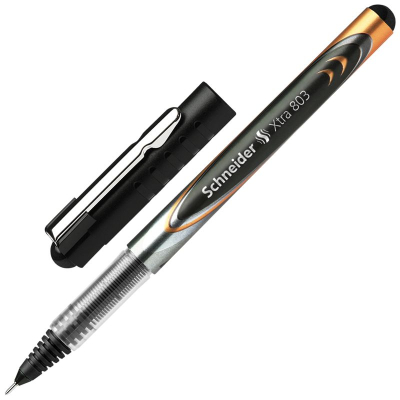 Роллер Schneider 0.5мм Xtra 803 игольчатый одноразовый черный