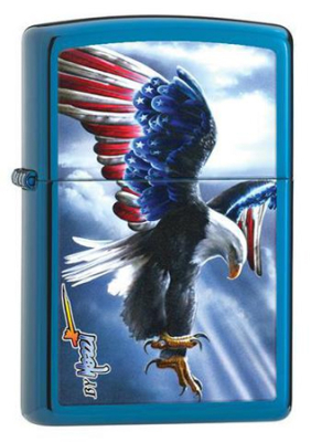 Зажигалка бензиновая Zippo Classic 'Mazzi Eagle America'