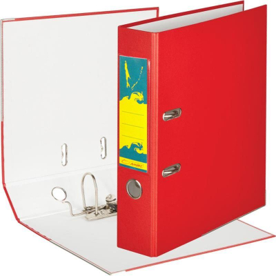 Папка файл A4&nbsp;&nbsp;75мм Amix-Sakhalin PVC разобранная красная
