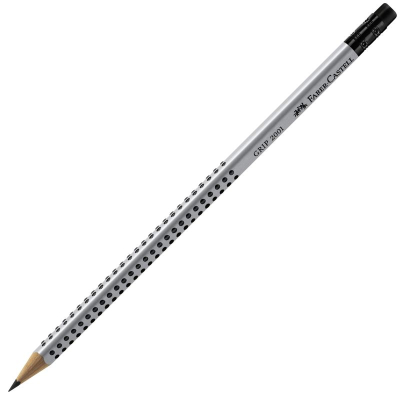 Карандаш Faber-Castell Grip 2001 HB=2.1/2 трехгранный антискользящий корпус с ластиком