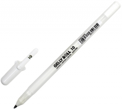 Ручка гелевая Sakura 1.0мм Gelly Roll Classic белая